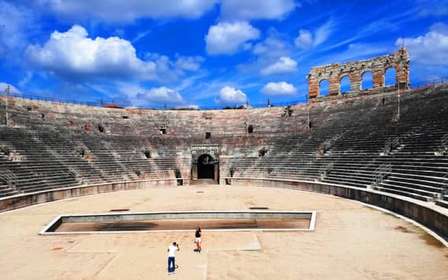 Verona: Arenan på gladiatorernas tid
