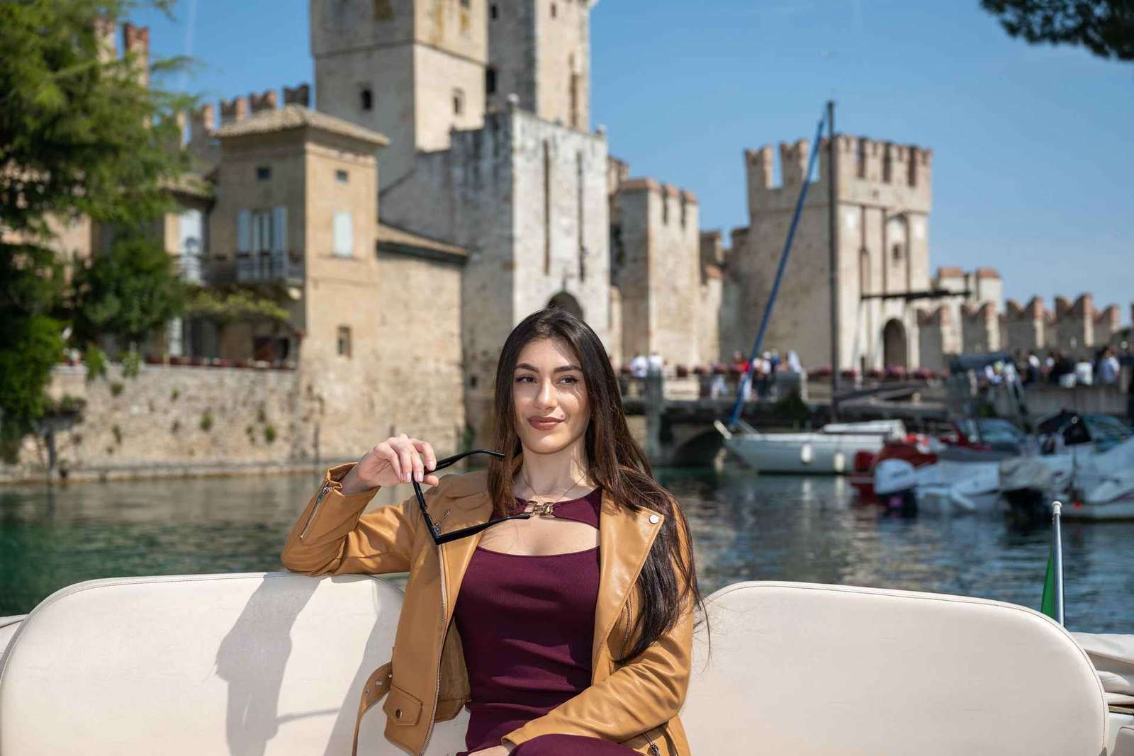 Sirmione: Wycieczka piesza i wycieczka łodzią motorową