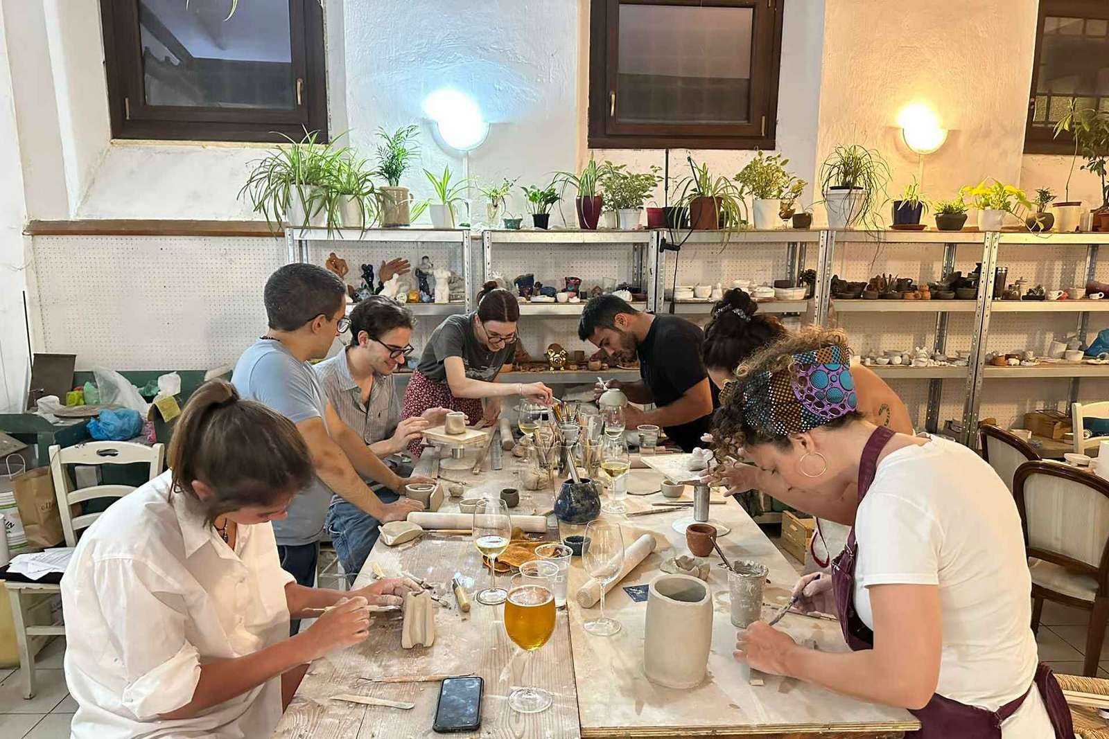 Wine and Pottery Workshop at Smart Lab Verona