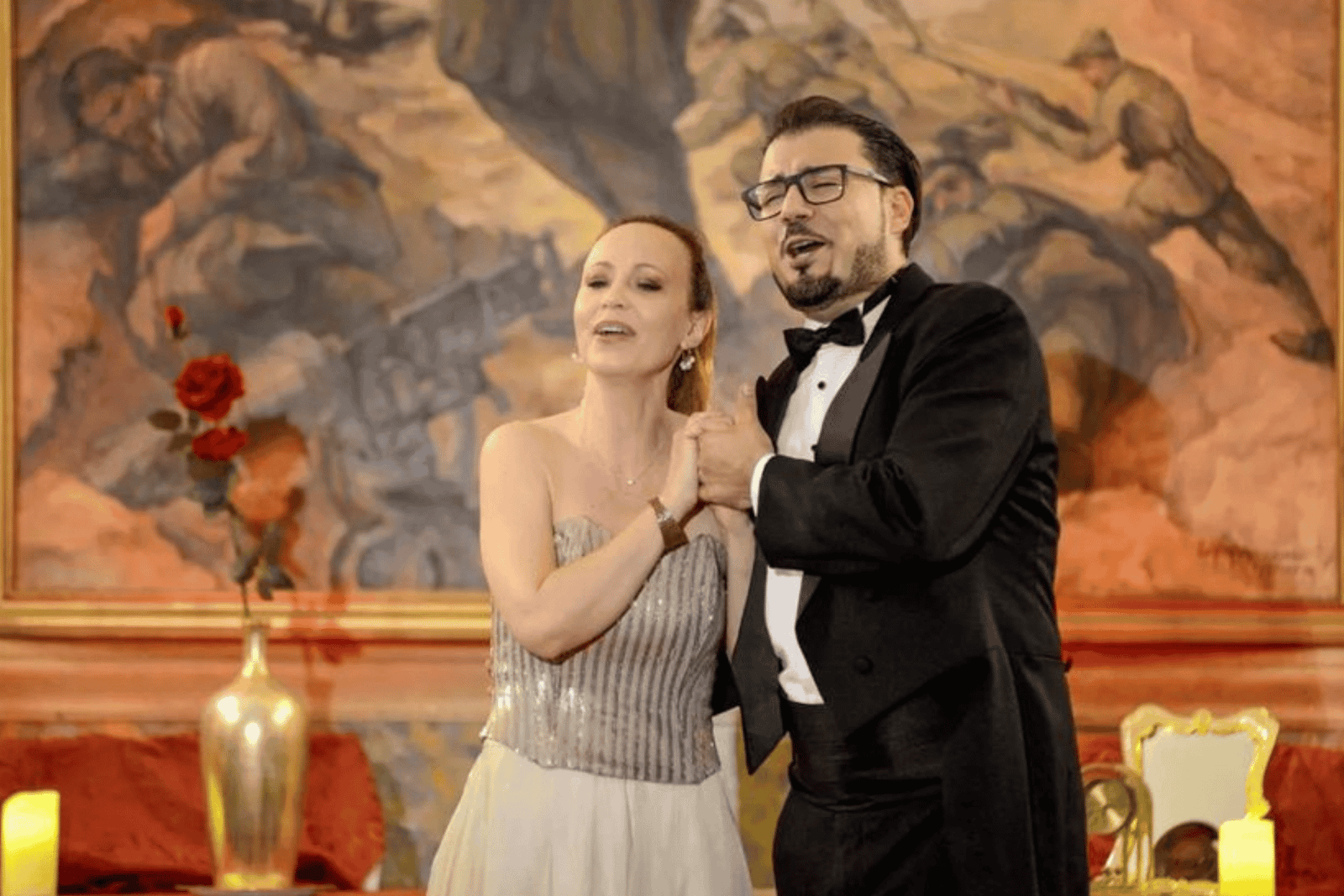 Concert d'opéra au Palais de Vérone avec Prosecco