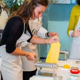 Aula de culinária em Verona: massa, tiramisu e gelato