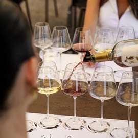 Scenic aperitif in Valpolicella with 3 white and rosé wines