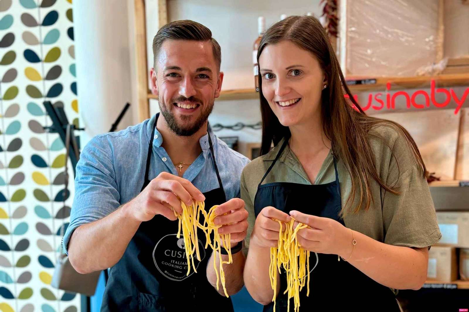 Lazise: Frische Pasta-Kochkurs mit Mahlzeit und Wein