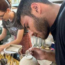 Wine and Pottery Workshop at Smart Lab Verona