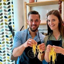 Lazise: Frische Pasta-Kochkurs mit Mahlzeit und Wein