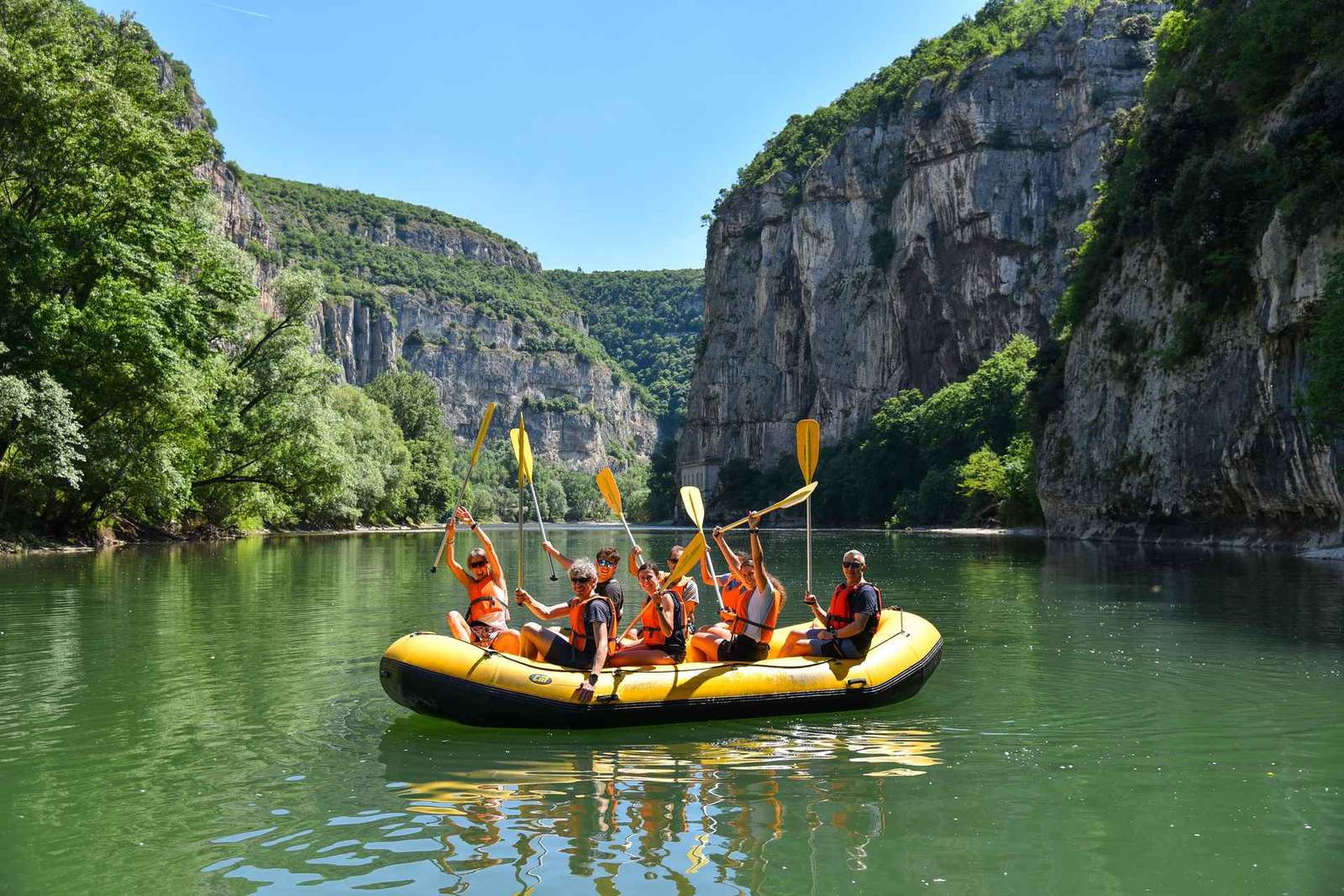 Rafting sur l'Adige en Valpolicella : gorges de Ceraino