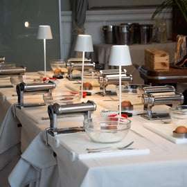 Aula de culinária em Verona: massa, tiramisu e gelato