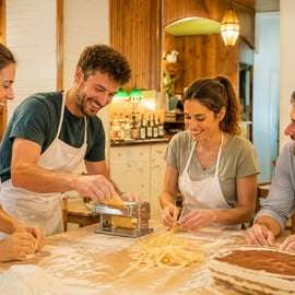 Pasta, Tiramisù & Wine with a Chef from Michelin Kitchens