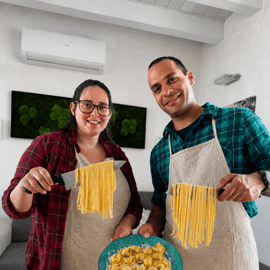 Lac de Garde : cours de cuisine italienne avec vin et repas